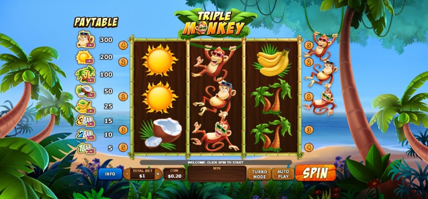 Guide to Playing Triple Monkey Slot on the W69 Betting Platform